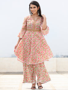 Rozana Zaira - Set of Kurta Palazzo & Dupatta - KS159A2486D