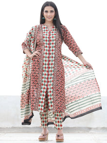 Bahaar Sitara - Set of Kurta Pants & Dupatta - KS78D2470D