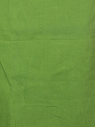 Indigo Ivory Lime Green Hand Shibori Dyed Chanderi Kurta & Chiffon Dupatta With Cotton Salwar Fabric Set of 3- S1628216