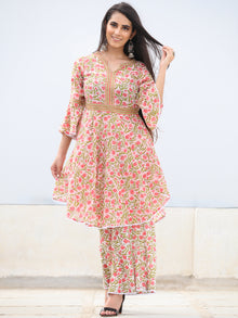 Rozana Zaira - Set of Kurta Palazzo & Dupatta - KS159A2486D