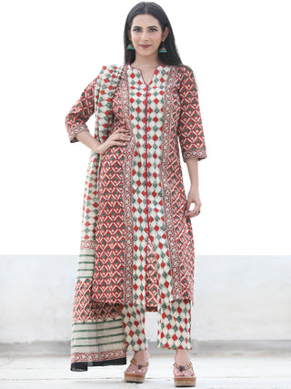 Bahaar Sitara - Set of Kurta Pants & Dupatta - KS78D2470D