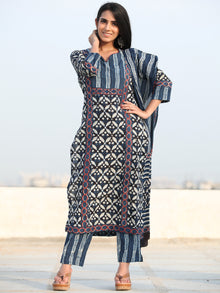 Bahaar Faryal - Set of Kurta Pants & Dupatta - KS60W2461D