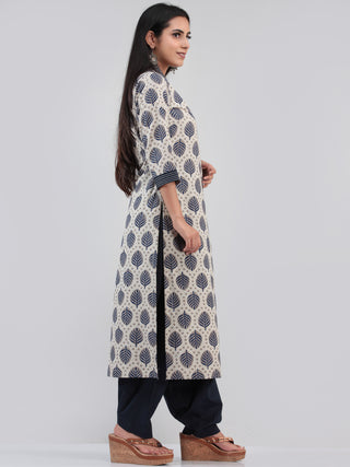 Bahaar Nabela - Set of Kurta Salwar Pants & Dupatta - KS18C872D