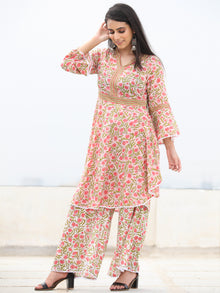 Rozana Zaira - Set of Kurta Palazzo & Dupatta - KS159A2486D