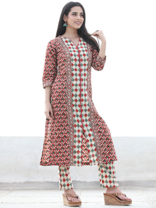 Bahaar Sitara - Set of Kurta Pants & Dupatta - KS78D2470D