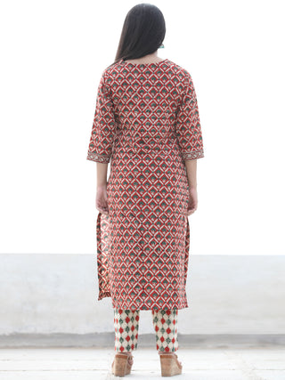 Bahaar Sitara - Set of Kurta Pants & Dupatta - KS78D2470D