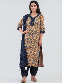 Bahaar Diwa - Set of Kurta Salwar Pants & Dupatta - KS20B1362D