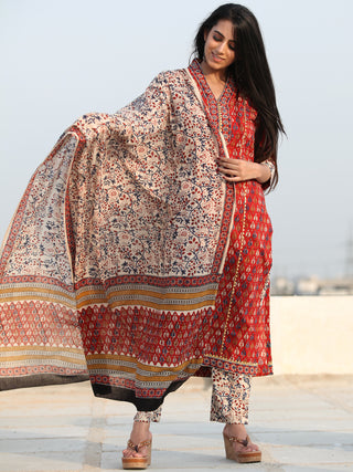 Bahaar Faiza - Set of Kurta Pants & Dupatta - KS60X2468D