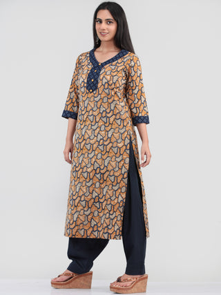 Bahaar Diwa - Set of Kurta Salwar Pants & Dupatta - KS20B1362D