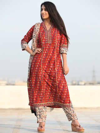 Bahaar Faiza - Set of Kurta Pants & Dupatta - KS60X2468D