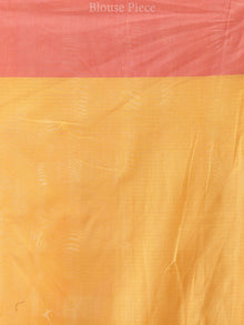 Banarasee Super Net Saree With Zari Work - Yellow Pink & Gold - S031704311