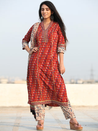 Bahaar Faiza - Set of Kurta Pants & Dupatta - KS60X2468D