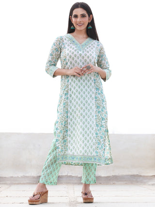 Jashn Diwa - Set of Kurta Pants & Dupatta - KS59D2499D