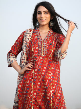 Bahaar Faiza - Set of Kurta Pants & Dupatta - KS60X2468D