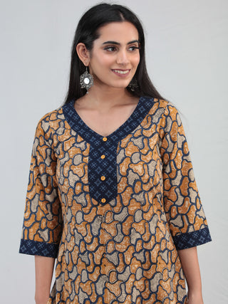 Bahaar Diwa - Set of Kurta Salwar Pants & Dupatta - KS20B1362D