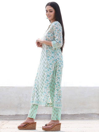 Jashn Diwa - Set of Kurta Pants & Dupatta - KS59D2499D