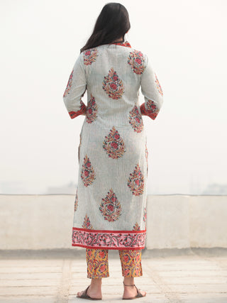 Jashn Nazira - Set of Kurta Pants & Dupatta - KS54D2359D