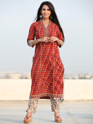 Bahaar Faiza - Set of Kurta Pants & Dupatta - KS60X2468D