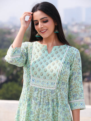 Jashn Shabira - Set of AnarKali Kurta Pants & Dupatta - KS57G2499D
