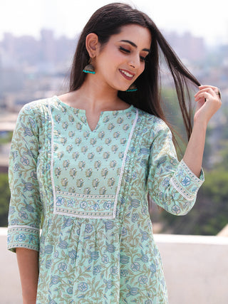 Jashn Nazila - Set of AnarKali Kurta Pants & Dupatta - KS57F2499D