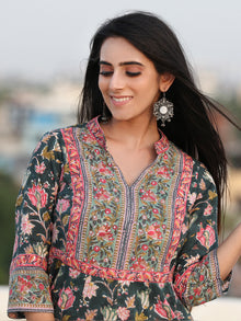 Jashn Manal - Set of Anarkali Kurta Pants & Dupatta - KS25F2388D