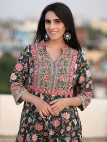 Jashn Manal - Set of Anarkali Kurta Pants & Dupatta - KS25F2388D