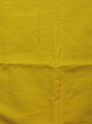 Indigo Ivory Yellow Hand Shibori Dyed Chanderi Kurta & Chiffon Dupatta With Cotton Salwar Fabric Set of 3- S1628218