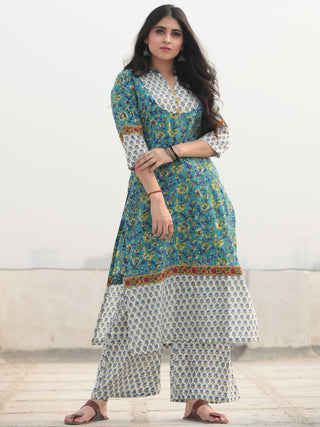 Jashn Nilham - Set of Kurta Pants & Dupatta - KS80A2319D