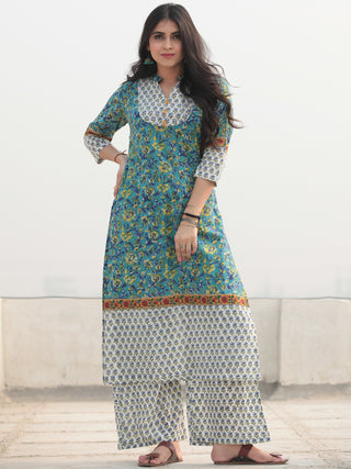 Jashn Nilham - Set of Kurta Pants & Dupatta - KS80A2319D