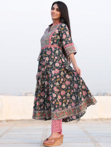 Jashn Manal - Set of Anarkali Kurta Pants & Dupatta - KS25F2388D