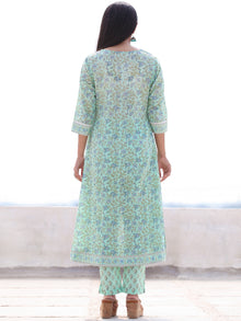 Jashn Nazila - Set of AnarKali Kurta Pants & Dupatta - KS57F2499D