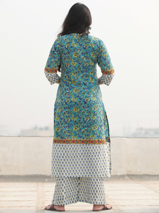 Jashn Nilham - Set of Kurta Pants & Dupatta - KS80A2319D