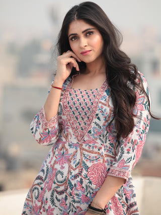 Jashn Fiza - Set of Kurta Pants & Dupatta - KS28C2331D