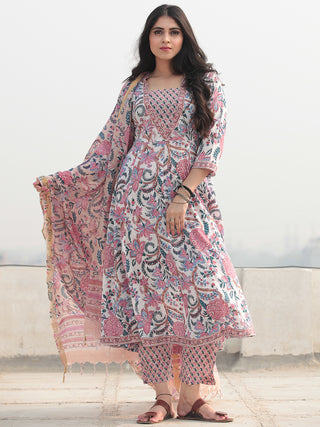 Jashn Fiza - Set of Kurta Pants & Dupatta - KS28C2331D