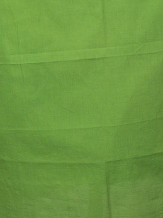 Indigo Ivory Lime Green Hand Shibori Dyed Chanderi Kurta & Chiffon Dupatta With Cotton Salwar Fabric Set of 3- S1628219