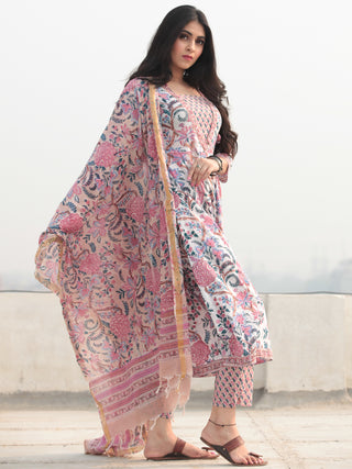 Jashn Fiza - Set of Kurta Pants & Dupatta - KS28C2331D