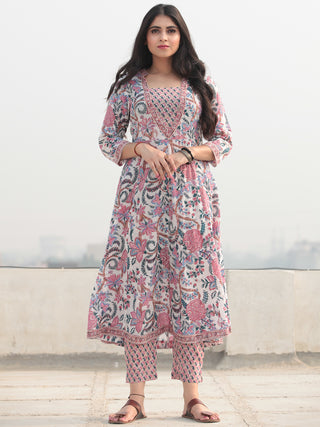 Jashn Fiza - Set of Kurta Pants & Dupatta - KS28C2331D