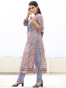 Rozana Aima - Set of Kurta Pants & Ombre Dupatta - KS139A2479D
