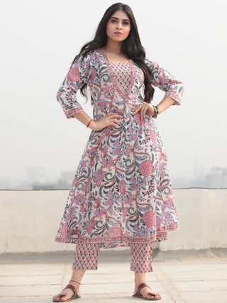 Jashn Fiza - Set of Kurta Pants & Dupatta - KS28C2331D