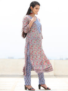 Rozana Aima - Set of Kurta Pants & Ombre Dupatta - KS139A2479D