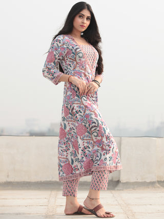 Jashn Fiza - Set of Kurta Pants & Dupatta - KS28C2331D