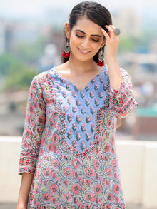 Rozana Aima - Set of Kurta Pants & Ombre Dupatta - KS139A2479D
