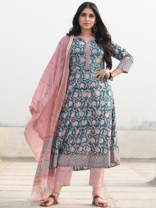 Jashn Nayab - Set of Kurta Pants & Dupatta - KS57B2361D