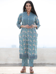 Jashn Nahiza - Set of Kurta Pants & Dupatta - KS61B2500D