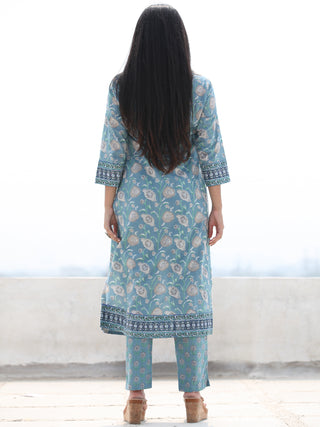 Jashn Nahiza - Set of Kurta Pants & Dupatta - KS61B2500D