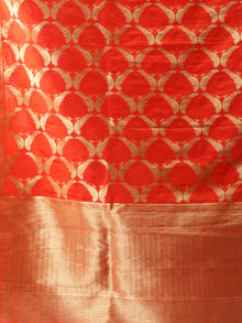 Banarasi Kanni Silk Dupatta With Zari Work - Red & Gold - D04170878