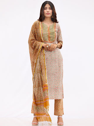 Fiza Anjum Set Of Kurta Pant Dupatta
