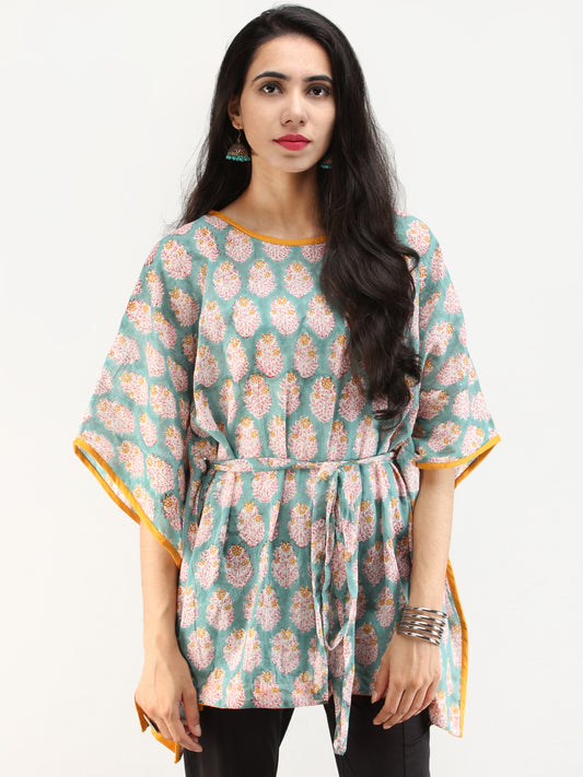 Rangrez Jahaan - Kaftan Cotton Top - T72F2147