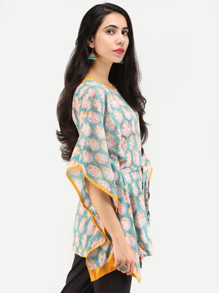 Rangrez Jahaan - Kaftan Cotton Top - T72F2147