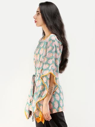 Rangrez Jahaan - Kaftan Cotton Top - T72F2147
